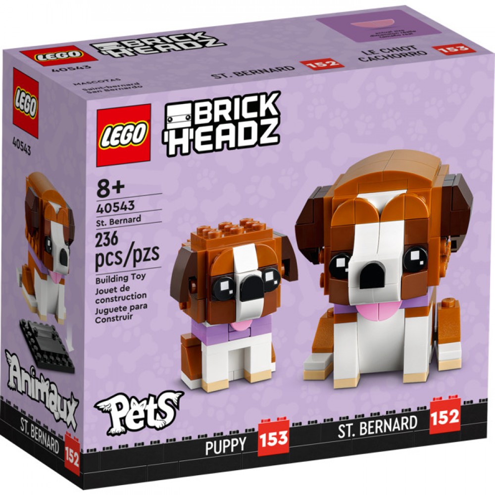 LEGO 40543 Brickheadz St. Bernard