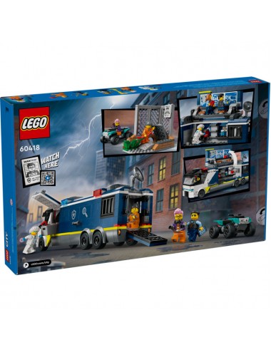 LEGO 60418 City Polis Mobil Suç Laboratuvarı Kamyonu