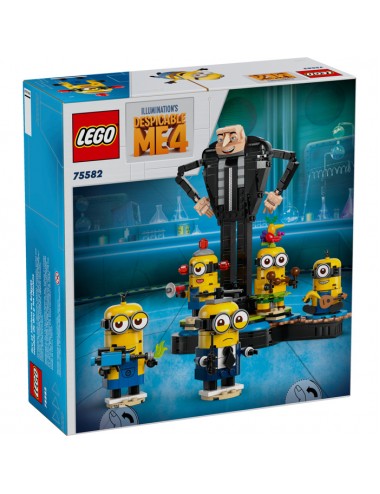 LEGO 75582 Despicable Me 4 Yapım Parçalarından Gru ve Minyonlar