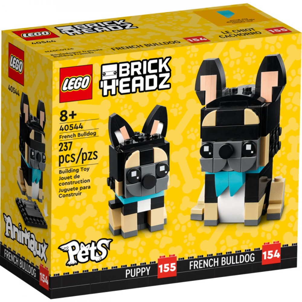 LEGO 40544 Brickheadz Fransız Buldoğu