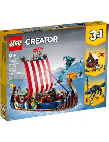 LEGO 31132 Creator Viking Gemisi ve Midgard Yılanı