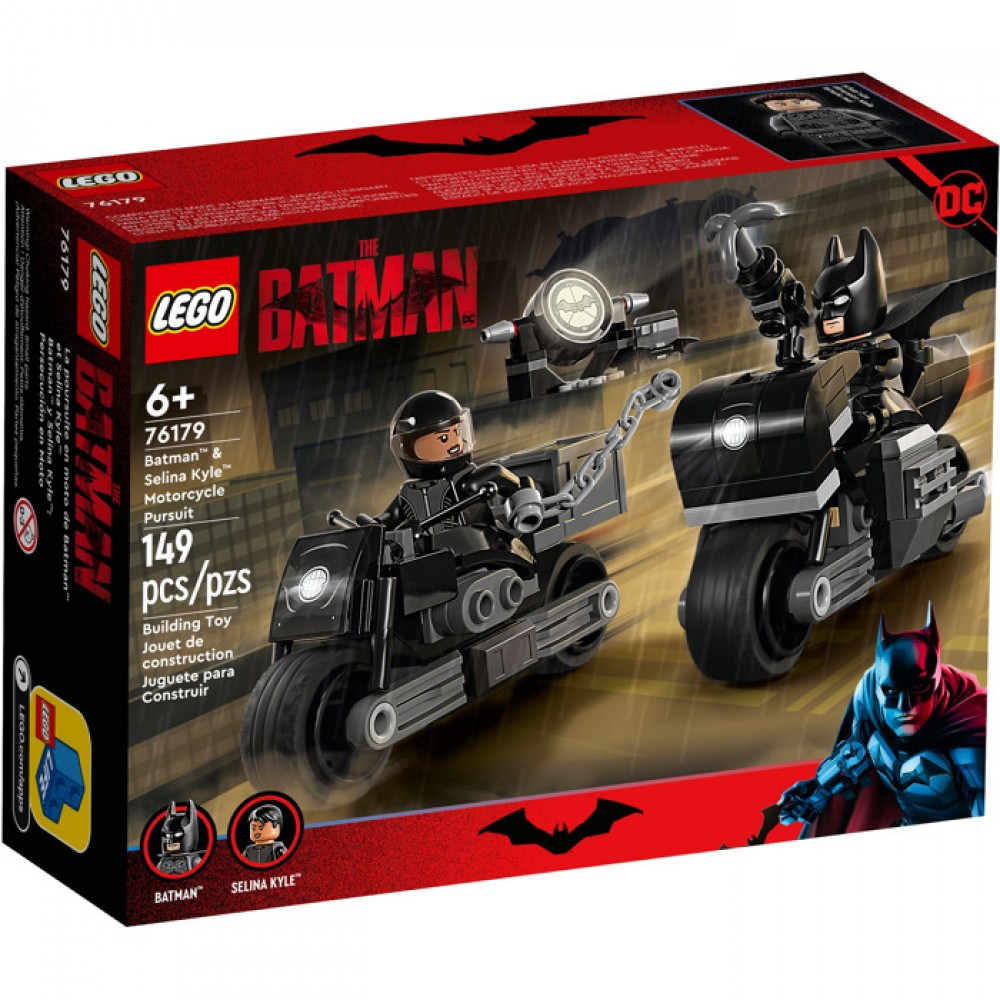 Lego 76179 DC Batman ve Selina Kyle'ın Motosiklet Takibi