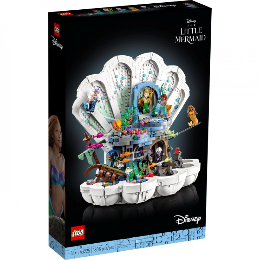LEGO 43225 Disney Küçük Deniz Kızı Kraliyet İstiridyesi