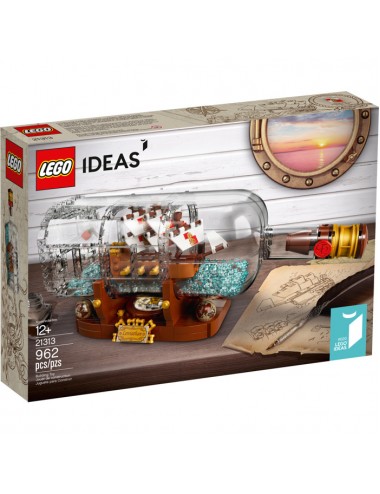 LEGO Ideas 21313 Ship In A Bottle / Şişede Gemi