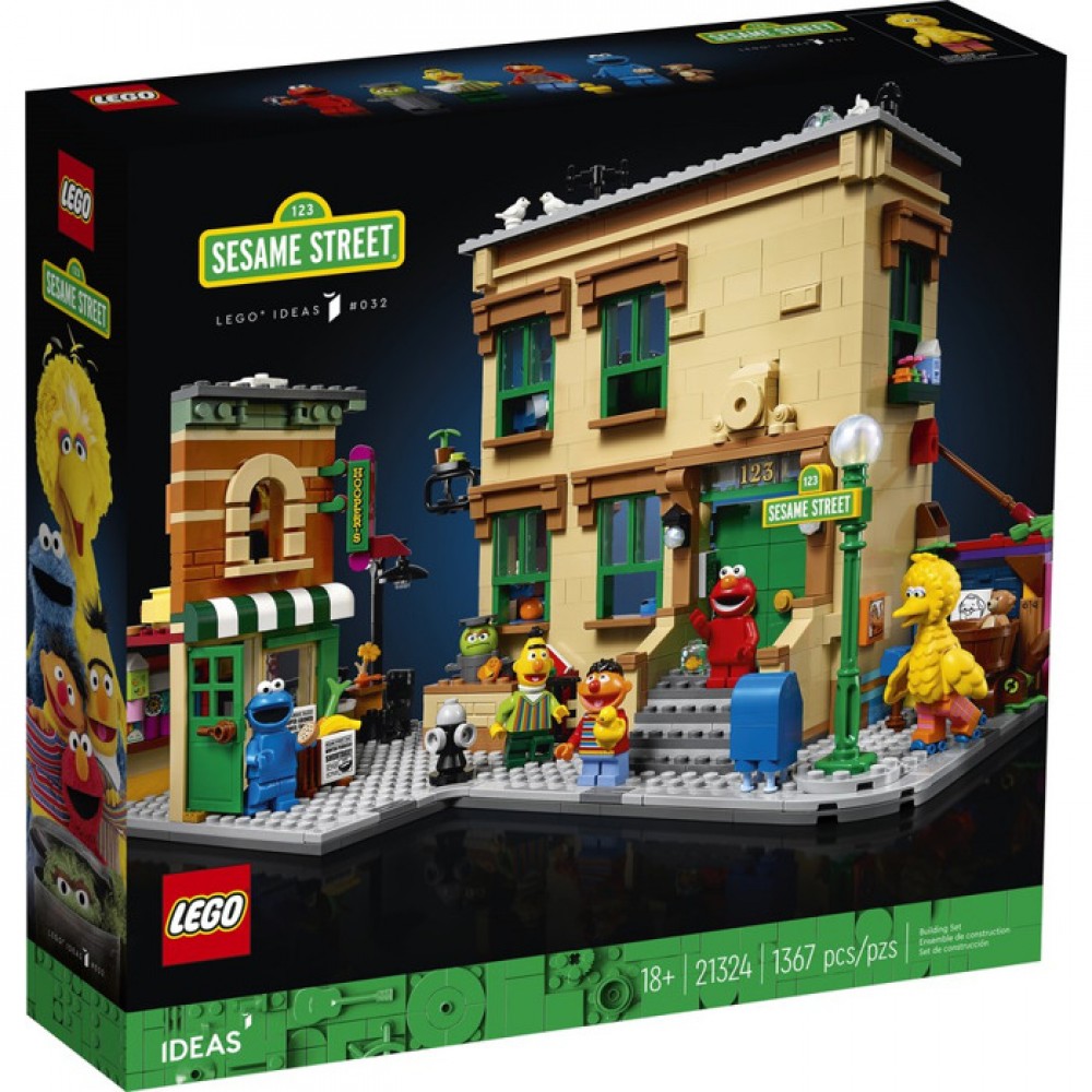 LEGO Ideas 123 Susam Sokağı 21324