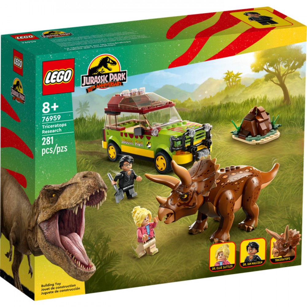 LEGO 76959 Jurassic World Triceratops Araması