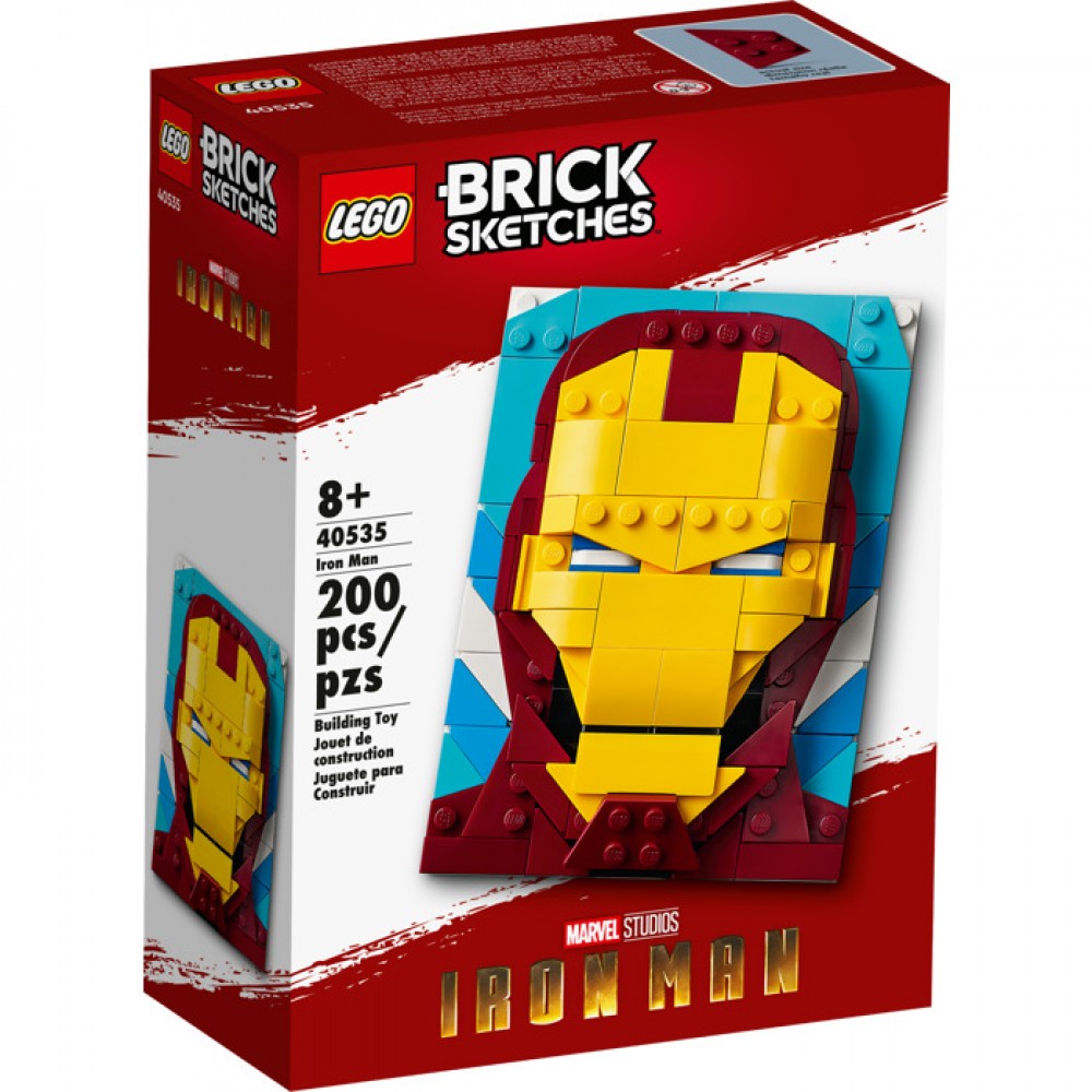 LEGO 40535 Brick Sketches Iron Man
