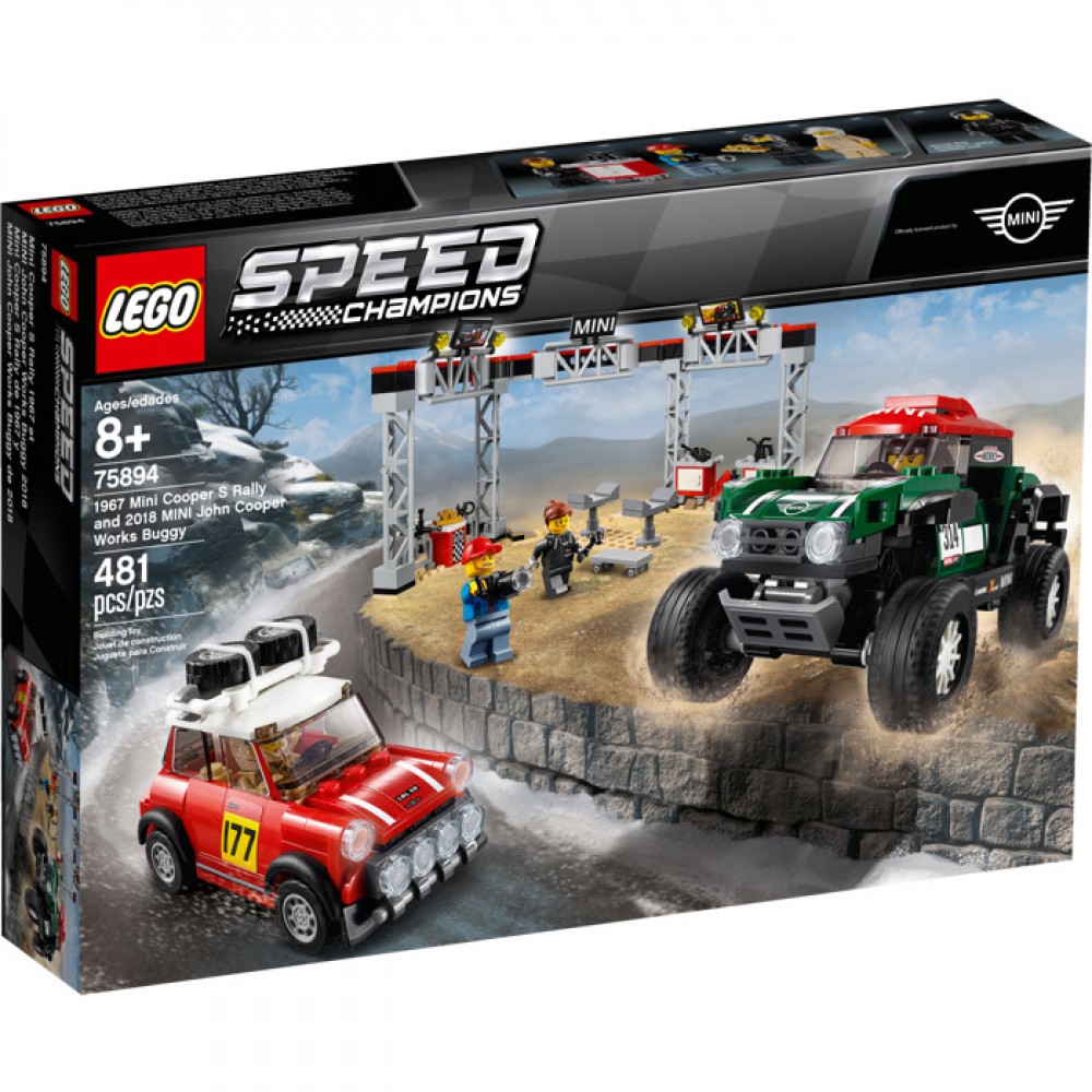 Lego 75894 Speed Champions Mini Cooper S Rally