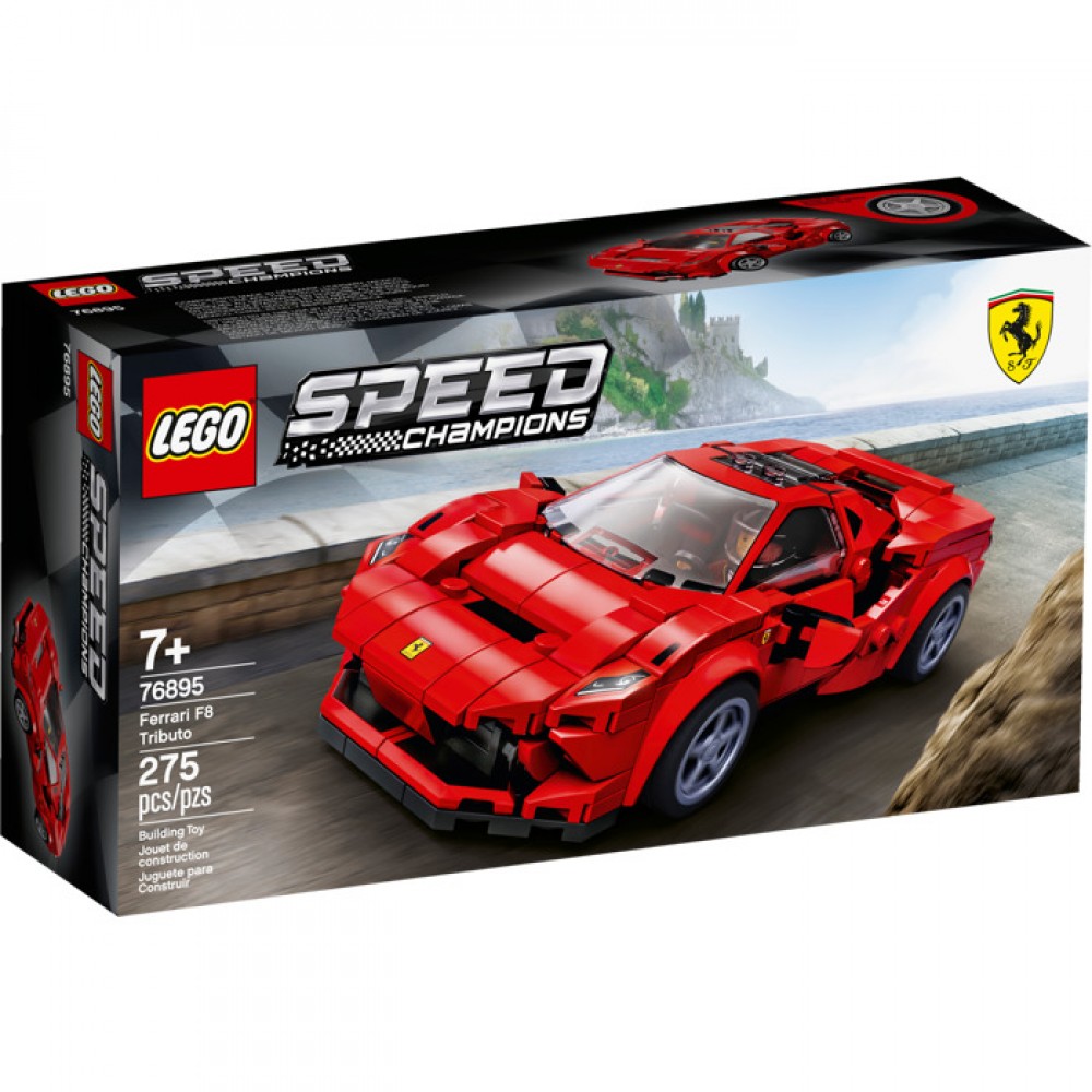 LEGO 76895 Speed Champions Ferrari F8 Tributo Yarış Arabası