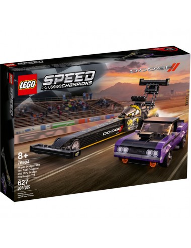 LEGO 76904 Speed Champions Mopar Dodge/SRT Top Fuel Dragster ve 1970 Dodge Challenger