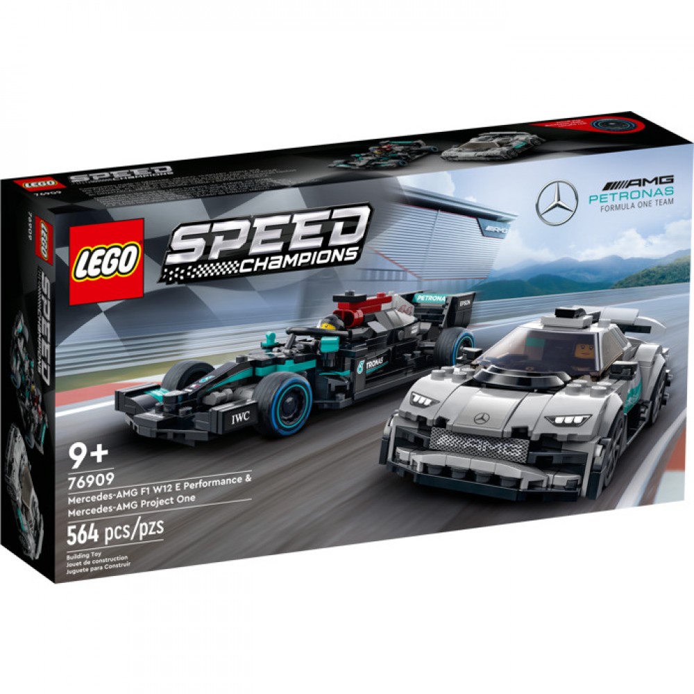 LEGO 76909 Mercedes-AMG F1 W12 E Performance & Mercedes-AMG Project One Set