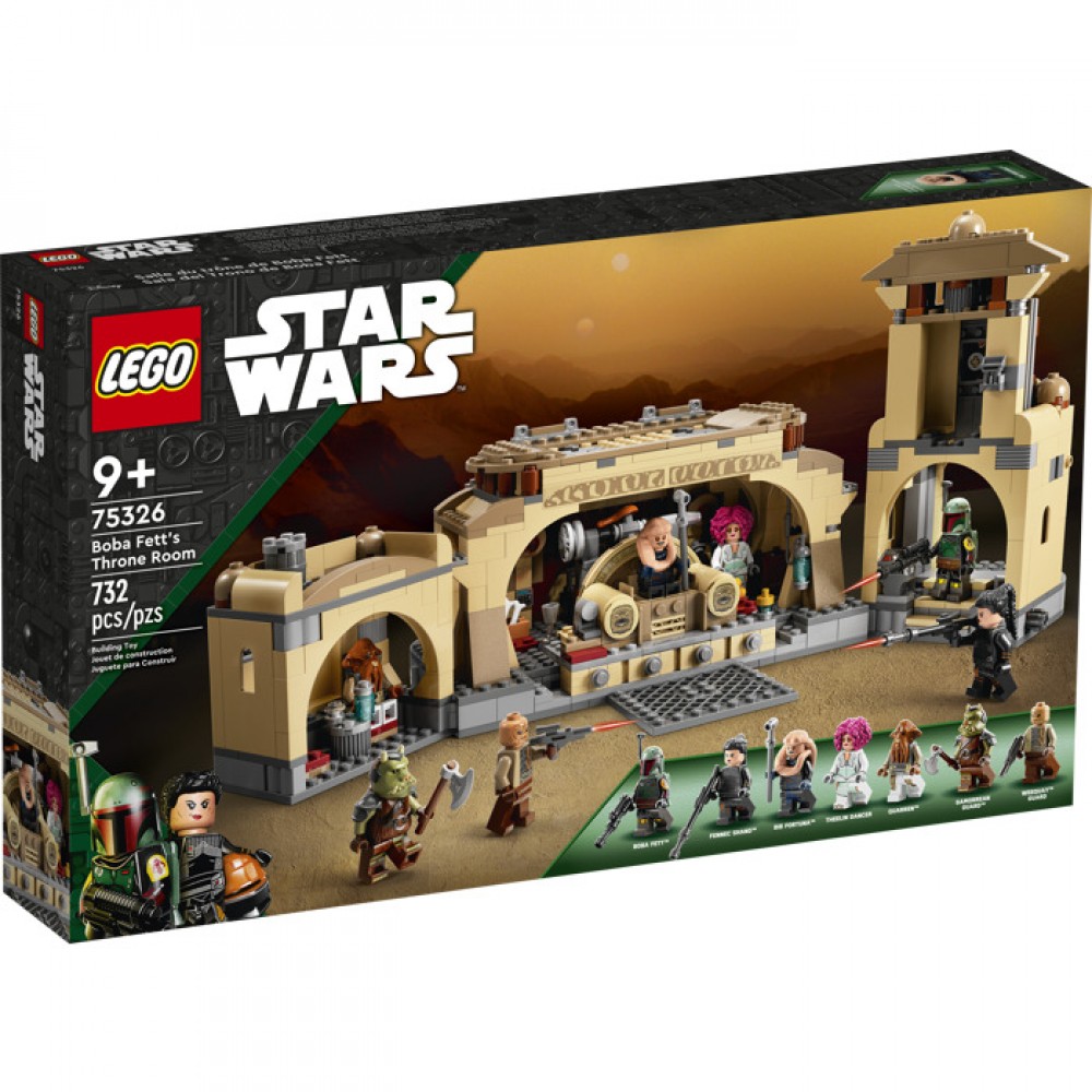 LEGO 75326 Boba Fett's Throne Room Set