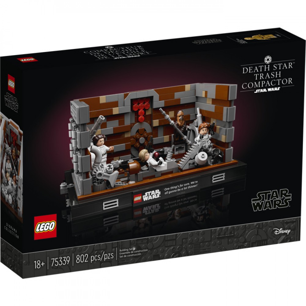 LEGO 75339 Star Wars Ölüm Yıldızı Çöp Sıkıştırıcı Diyoraması