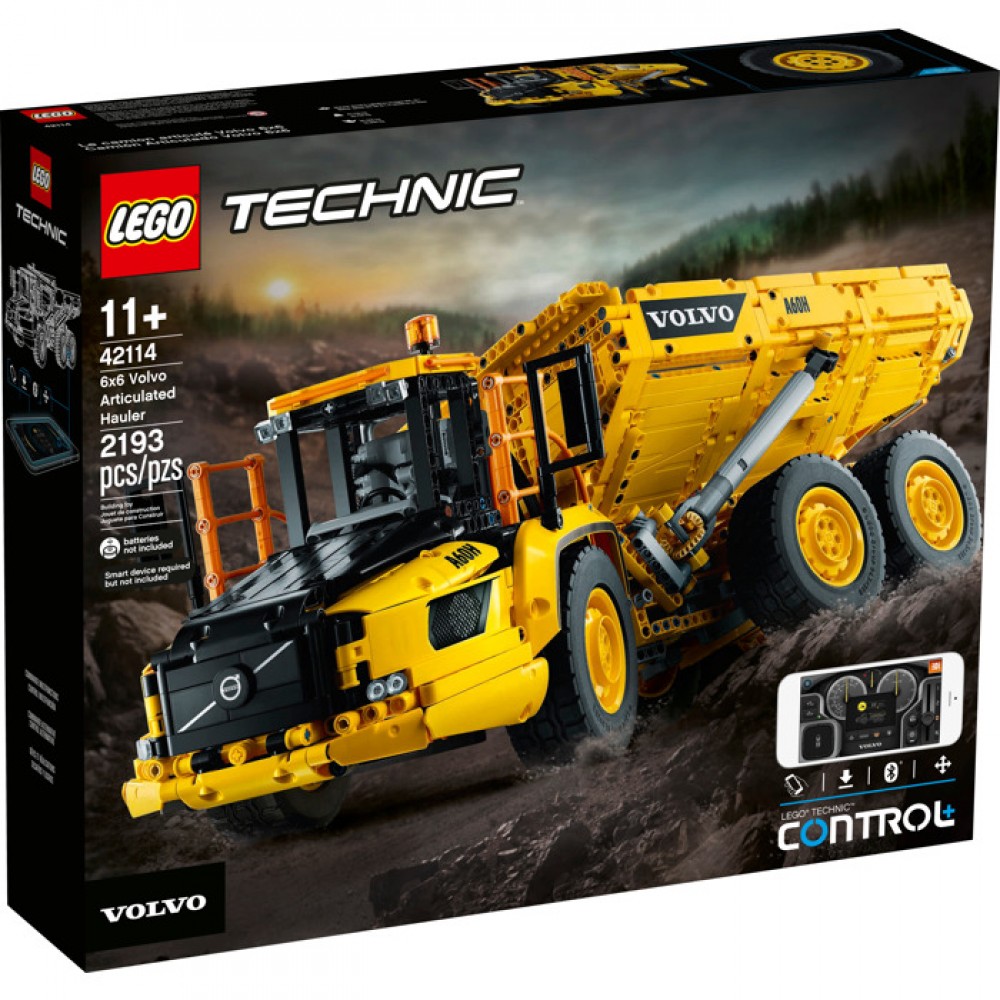 LEGO 42114 Technic 6x6 Volvo Mafsallı Kamyon