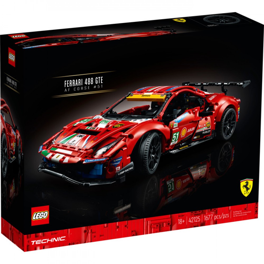 Lego 42125 Technic Ferrari 488 GTE AF Corse 51